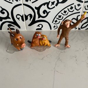 Lot of 3 Wonder Park Character Figures Gus Cooper Greta Peanut